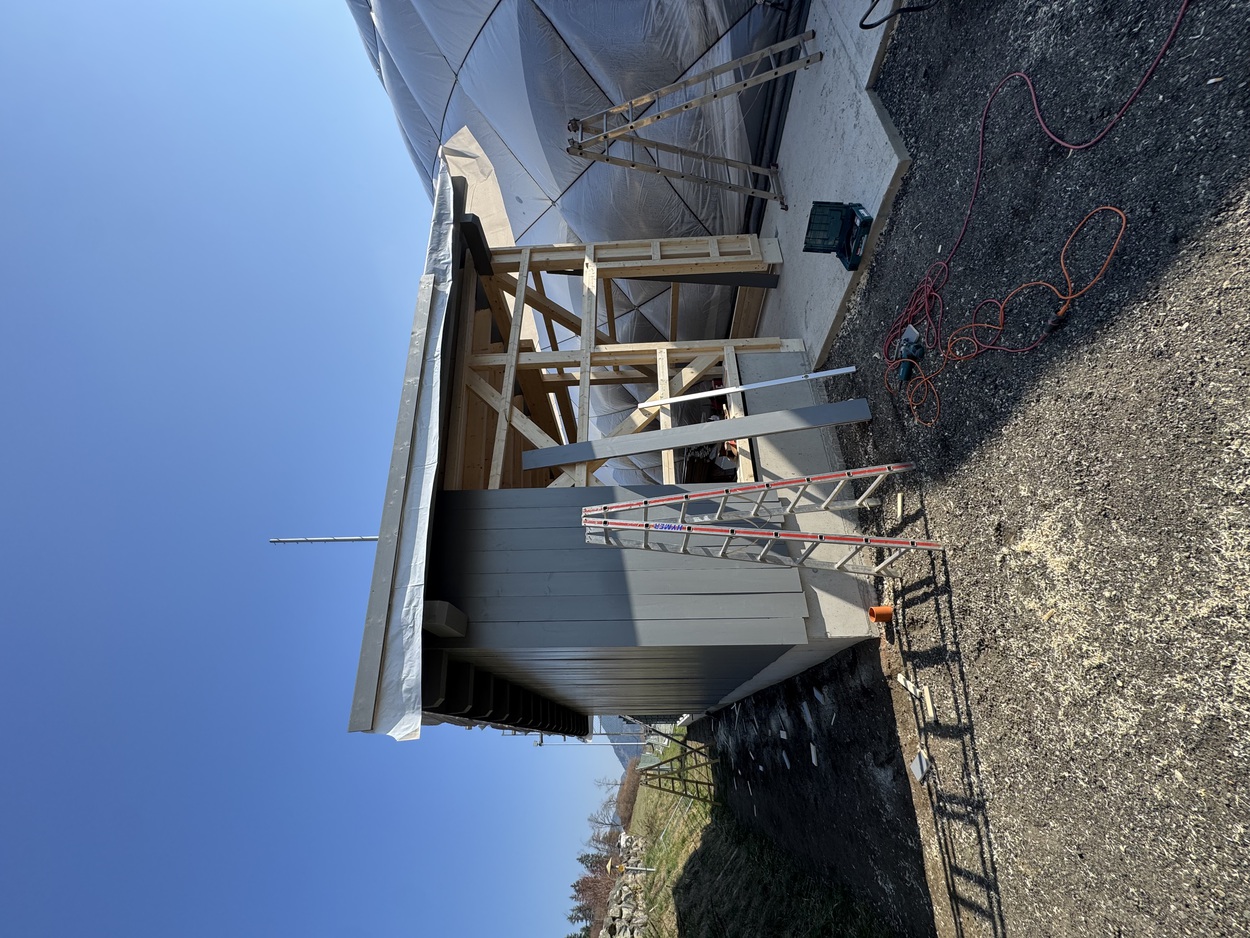 Lagerraum Tennishalle wird derzeit fertig gestellt