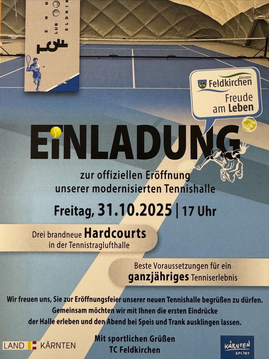 Offizielle Eröffnung der Hard Courts in der TH FE